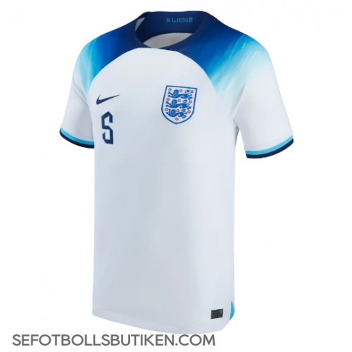 England John Stones #5 Replika Hemma matchkläder VM 2022 Korta ärmar
